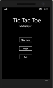Tic Tac Toe 2 players screenshot 1
