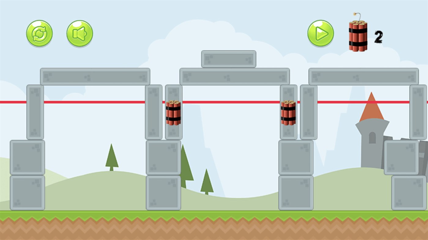 #2. Destroy With Dynamite Puzzle (Windows) 由: ChaoZeng