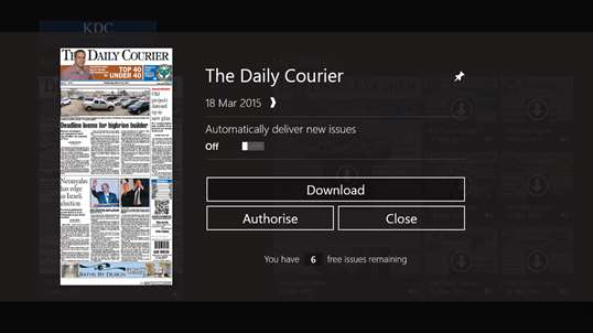 Kelowna Daily Courier screenshot 2