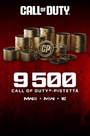 9,500 Modern Warfare® III:n tai Call of Duty®: Warzone™:n CP-pisteet