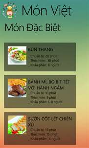 Món Việt screenshot 2