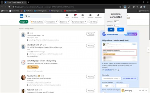 LinkedIn EzConnect: Automate Your Networking Easily