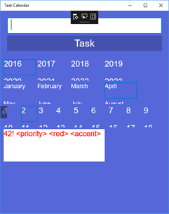 Task Calendar screenshot 3