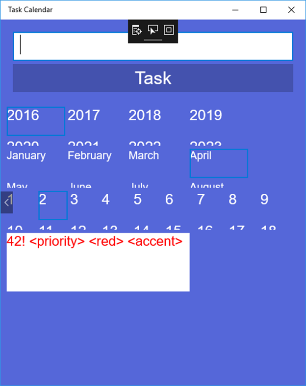 #3. Task Calendar (Windows) 由: Carlos Rafael Ramirez