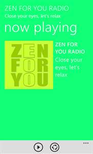 ZEN FOR YOU RADIO screenshot 1