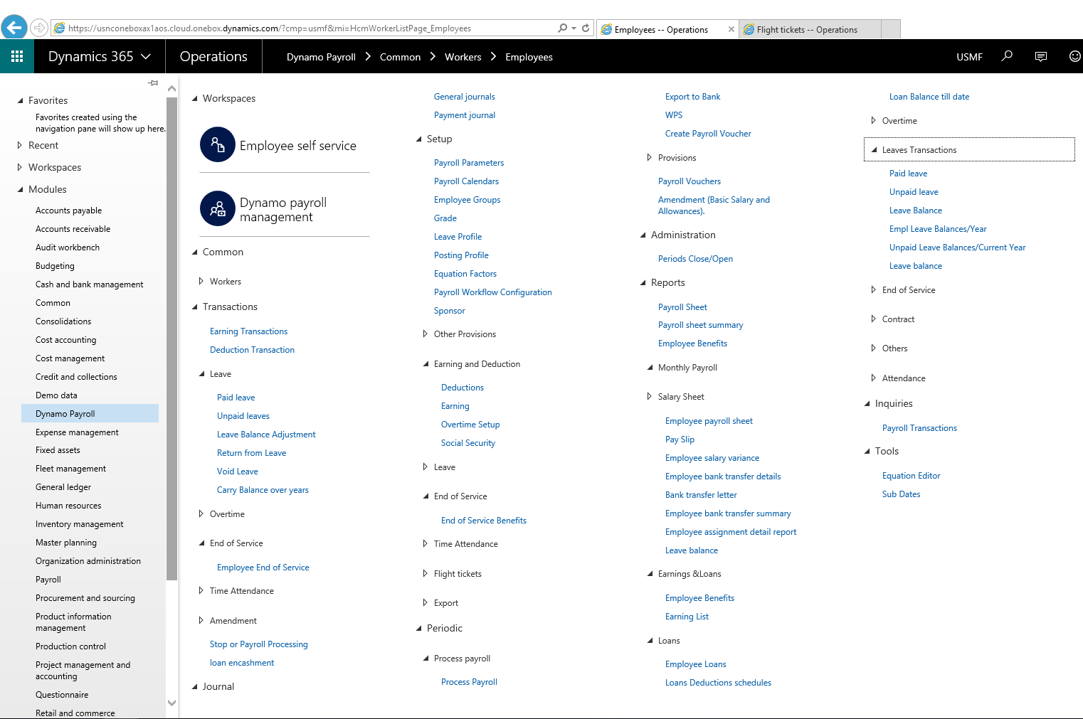 Snapshot 3 of Dynamo | HR - Payroll
