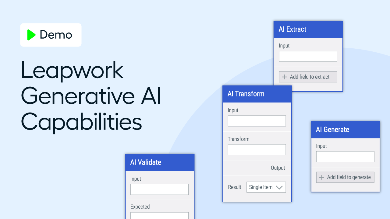 Snapshot 4 of Leapwork – AI-powered Test Automation Platform