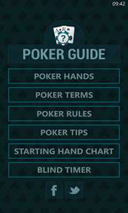 Poker Guide screenshot 1
