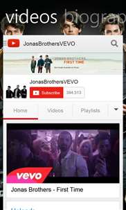 Jonas Brothers Music screenshot 6