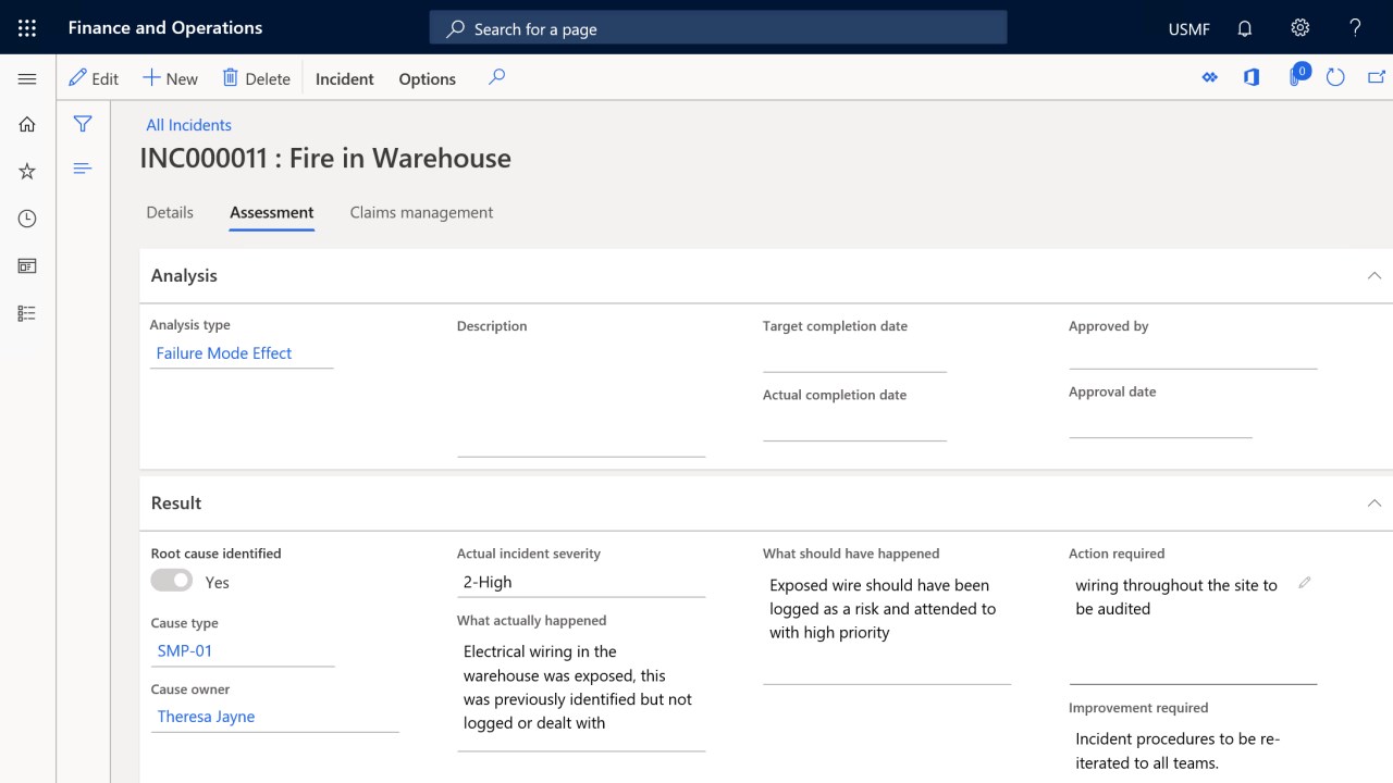 Snapshot 4 of EHS Management