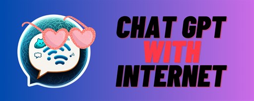 ChatGPT with Internet marquee promo image