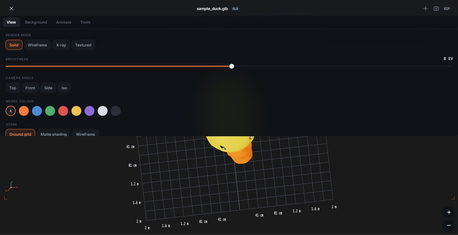 Open3D Viewer screenshot