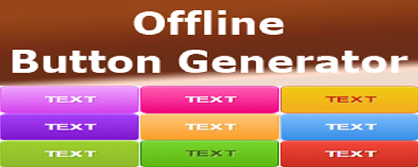 Offline HTML CSS Button Generator marquee promo image