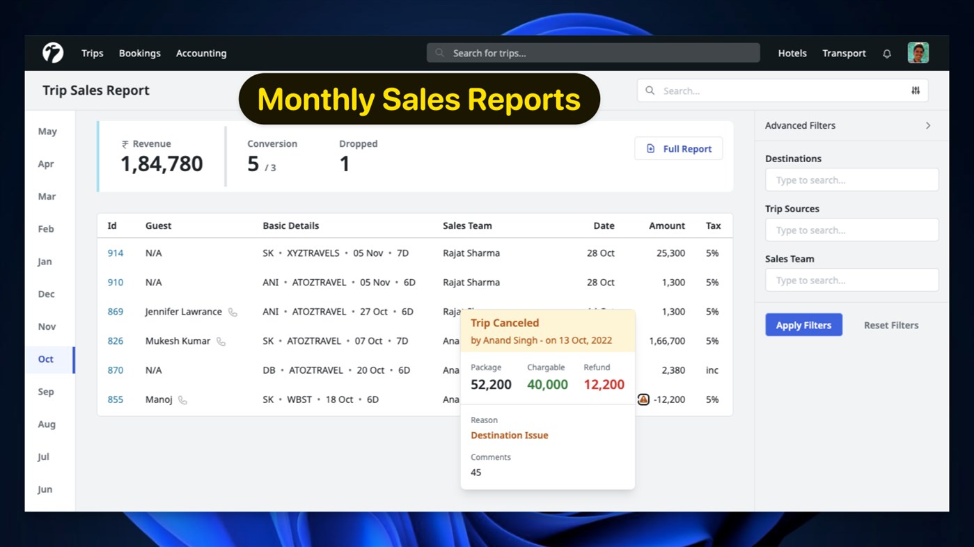 #2. Sembark Travel CRM Software (Windows) 由: SEMBARK TECH PRIVATE LIMITED