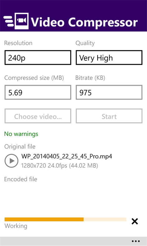 Video Compressor Screenshots 2