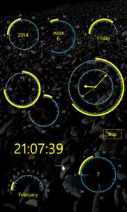 Modern Clock XIV screenshot 2