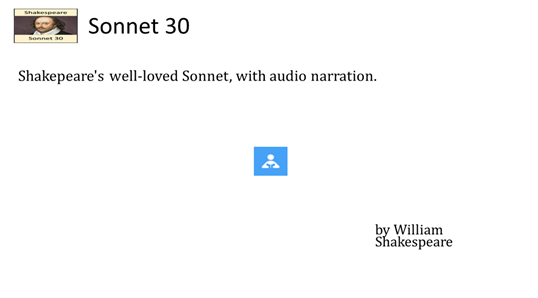 Sonnet 30 screenshot 1