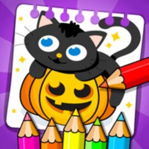 Halloween Coloring Art Game Play