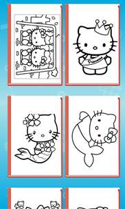 Lily Kitty Coloring Game Funny screenshot 2