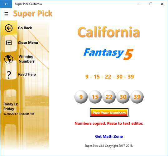 Super Pick California screenshot 5