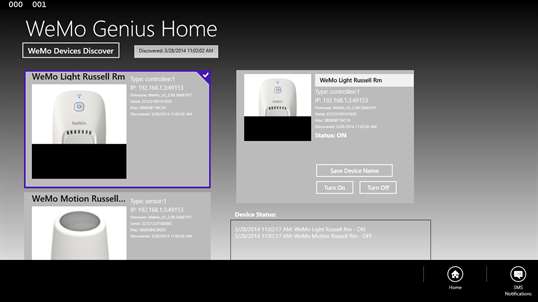 WeMo Device Genius 1.0 screenshot 1