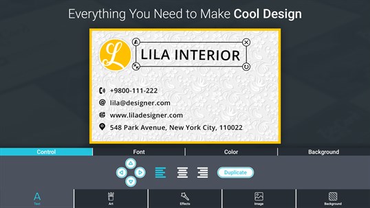 Business Card Maker And Designer screenshot 5