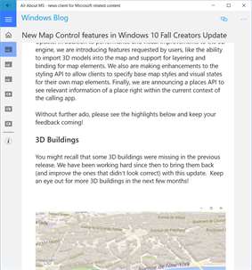 All About MS - an RSS client for news about Microsoft screenshot 2