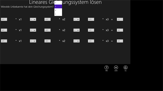 Lineare Gleichungen screenshot 1
