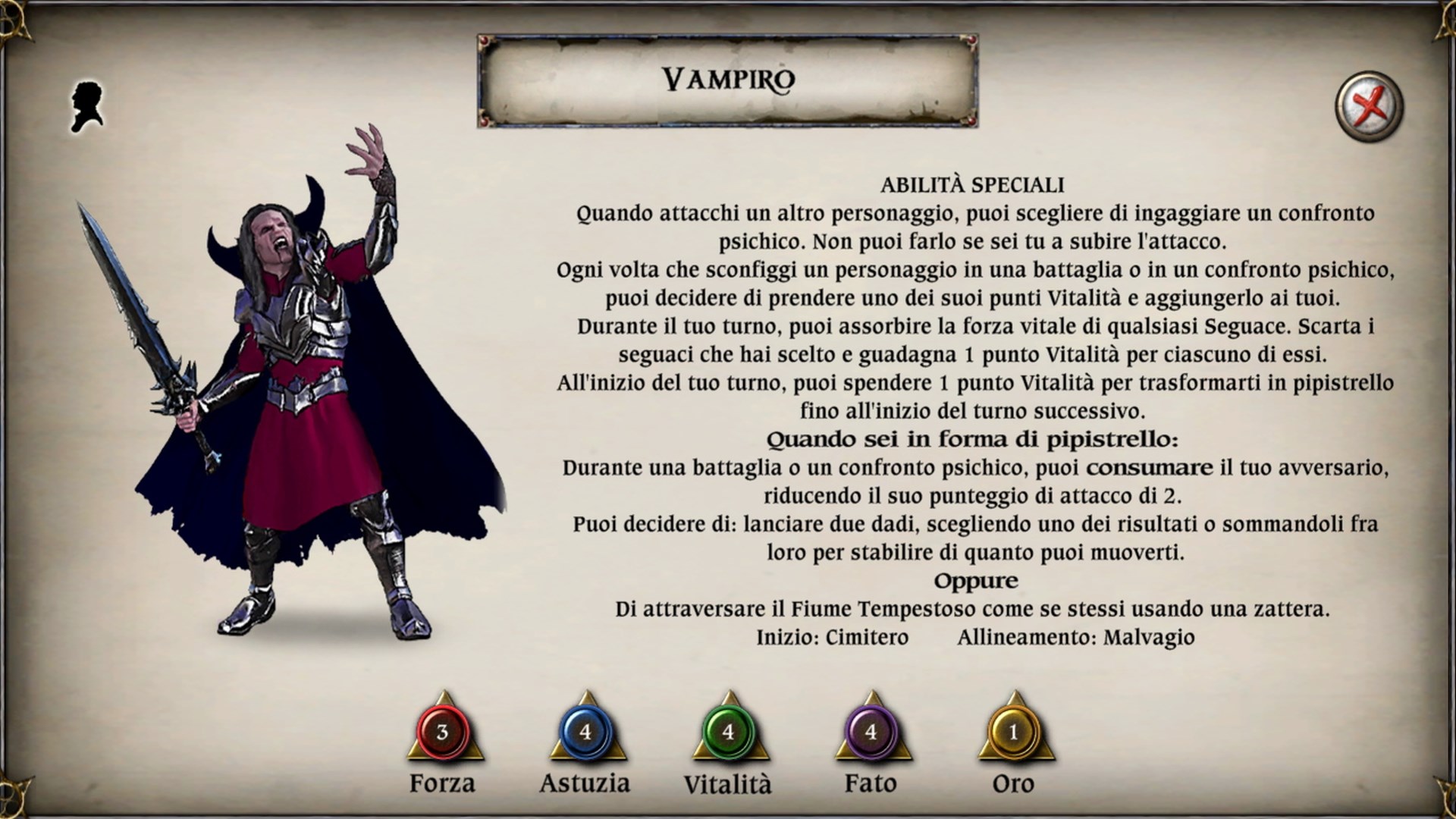 Talisman: Digital Edition - The Vampire Character Pack | Xbox | Chiave | Privato