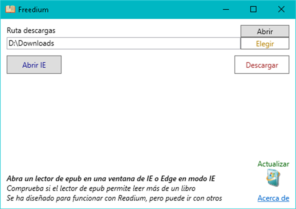 Freedium (Windows) Podle: JLMM