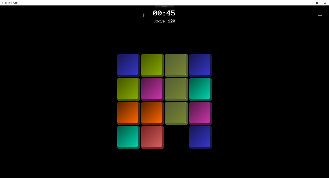 #2. Colour Lines Puzzle (Windows) 由: ITS-Mind
