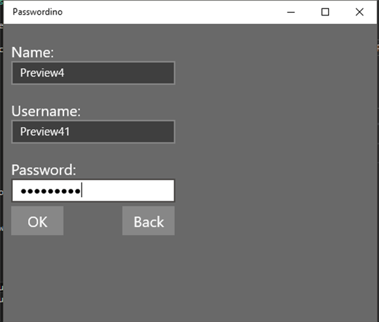 Passwordino screenshot 3