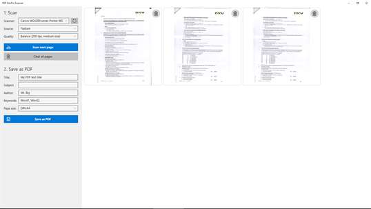 PDF DocPro Scanner screenshot 1