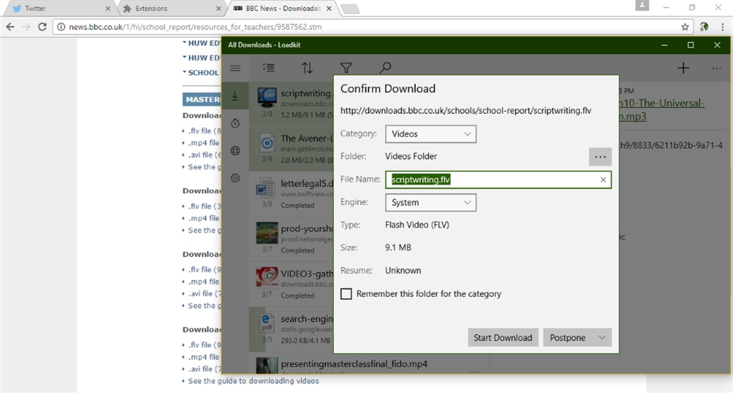 Confirm download. Confirm download