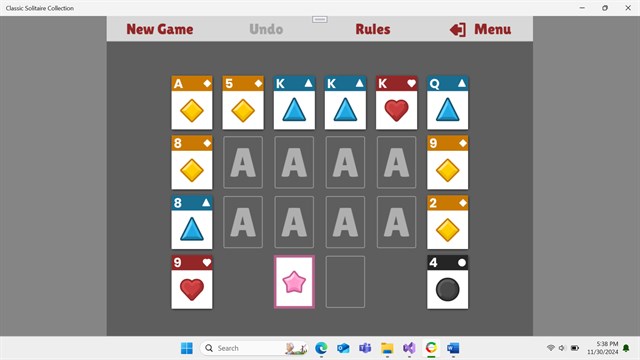 Classic Solitaire Collection screenshot 1