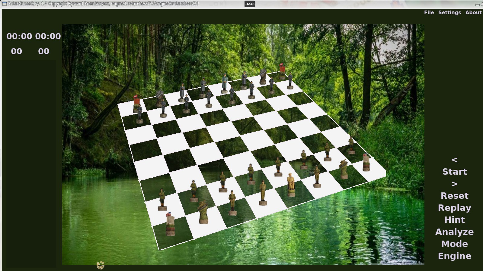Captura 4 QRelaxChess windows