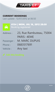 Taxis G7 Particulier screenshot 6