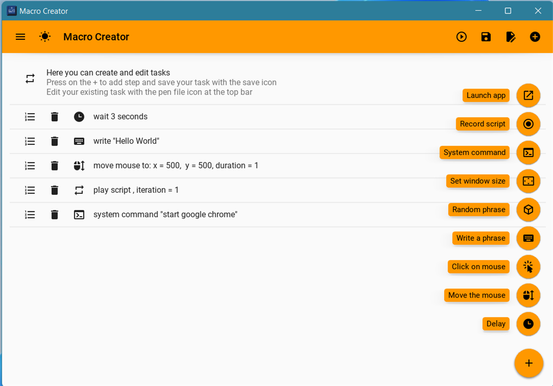 #1. Macro Recording (Windows) Podle: Eshqol Development