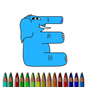 Letters Coloring Book Game icon
