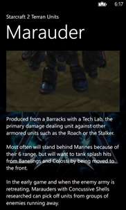 Starcraft 2 Terran Units screenshot 2