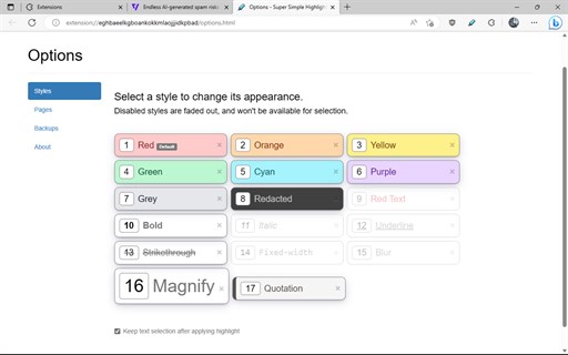Super Simple Highlighter - Private Web Page Highlights