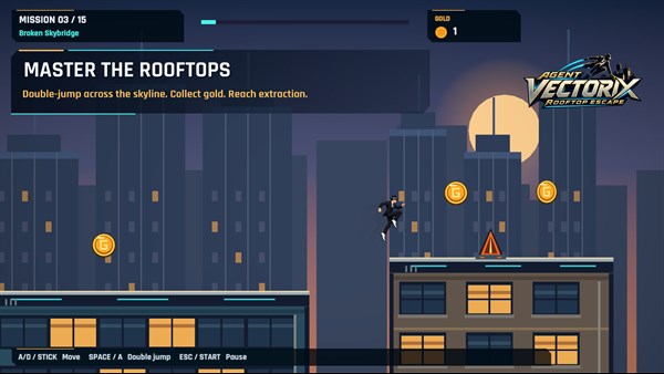 Agent Vectorix: Rooftop Escape — 1