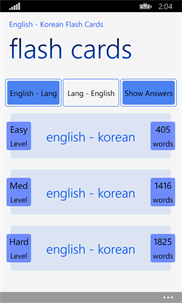 English - Korean Word Search screenshot 1