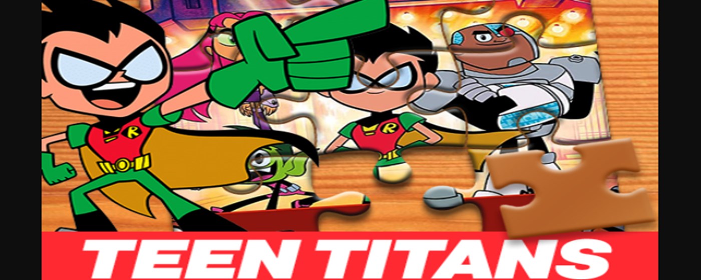 Teen Titans Go Jigsaw Puzzle Game marquee promo image
