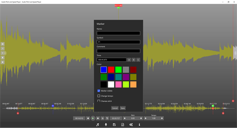 Audio Pitch and Speed Player Screenshots 1