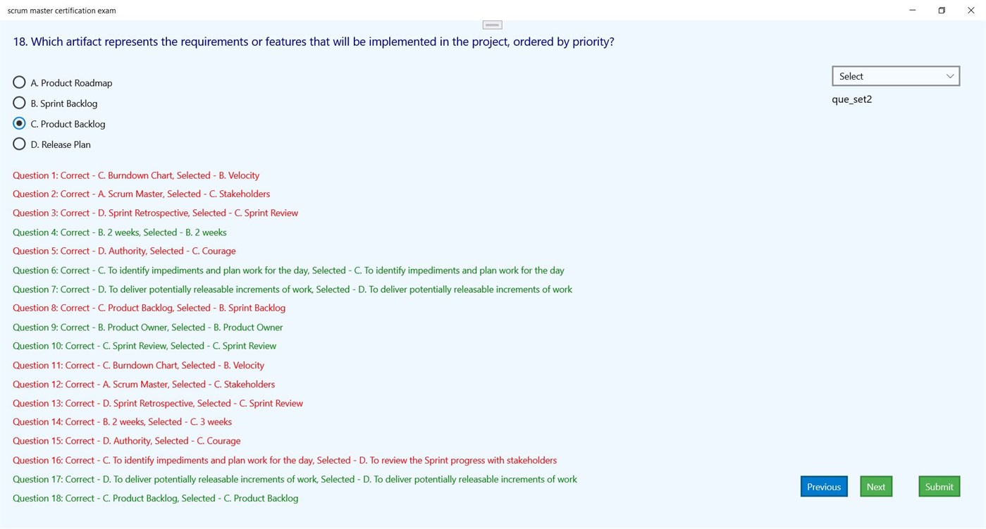 #2. scrum master certification exam (Windows) Ved: Data extractor