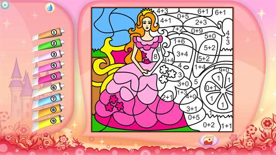 Pretty Princess Coloring Book screenshot 1