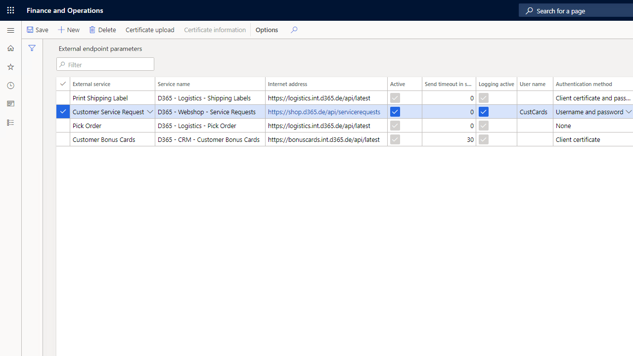Snapshot 4 of Dynamity Advanced Integration