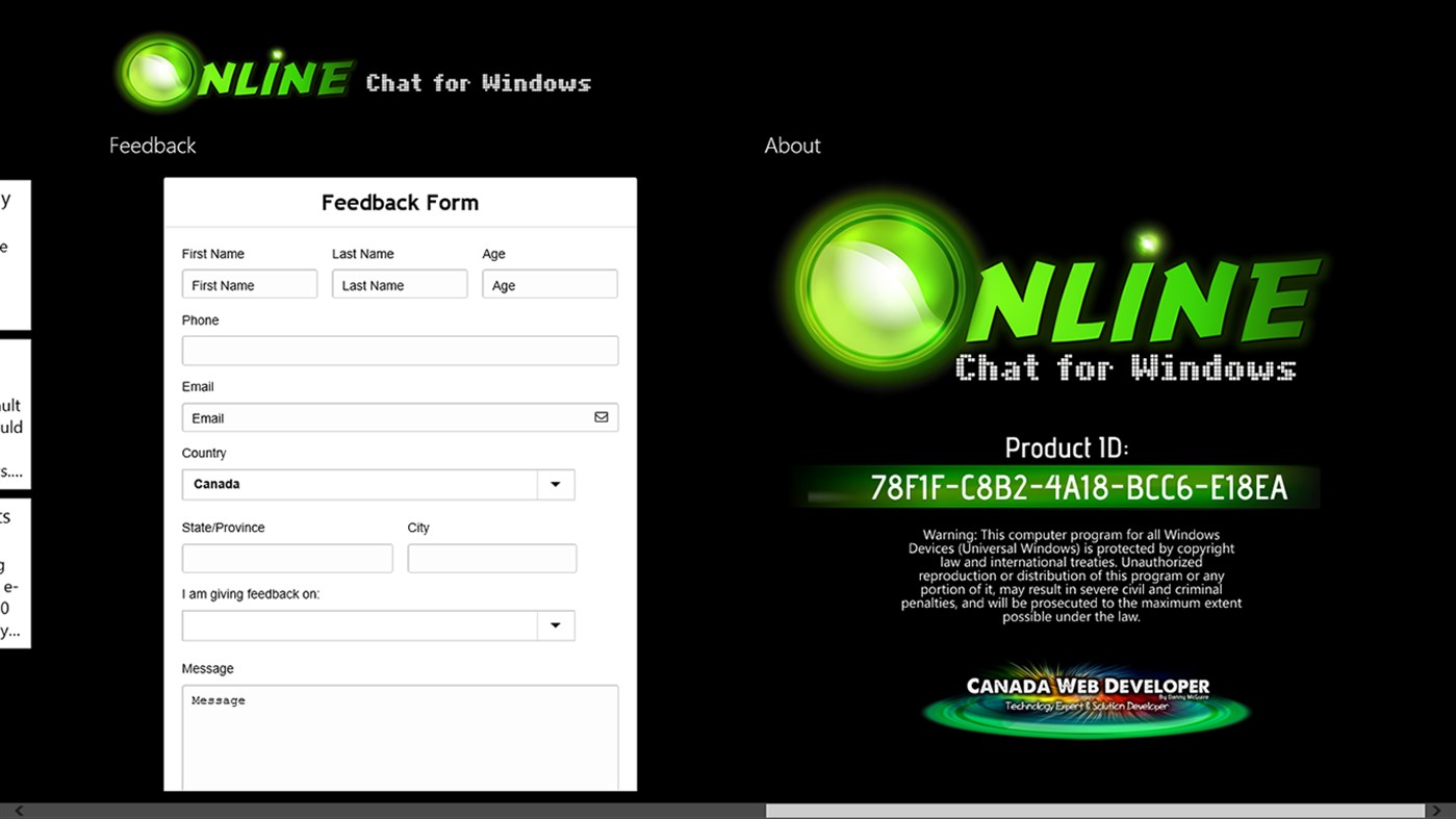 #6. Online Chat for Windows (Windows) 由: CanadaWebDeveloper