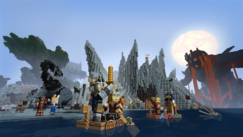 Minecraft Mash-up Nordische Mythologie